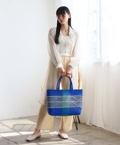 VitaFelice かごバッグ カゴバッグ メルカドトートバッグ（M