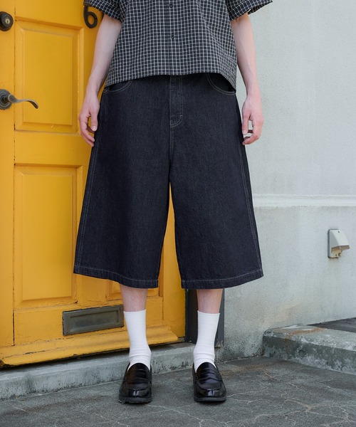 【完売品】Regen Glanz ワイドバギースラブジョーツ Regen Glanz ジーンズ wide baggy slab jorts/ワイドバギー
