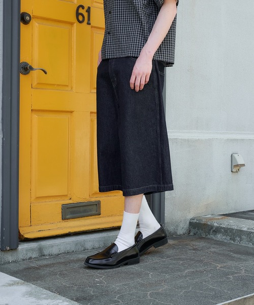【完売品】Regen Glanz ワイドバギースラブジョーツ Regen Glanz ジーンズ wide baggy slab jorts/ワイドバギー