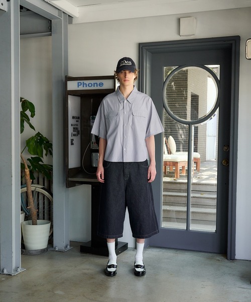 Regen Glanz ジーンズ wide baggy slab jorts/ワイドバギー