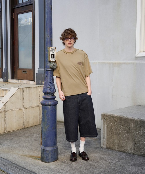 【完売品】Regen Glanz ワイドバギースラブジョーツ Regen Glanz ジーンズ wide baggy slab jorts/ワイドバギー
