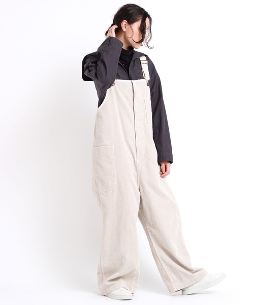 RNA-N（アールエヌエーエヌ） オーバーオール MEDIUM カーキ