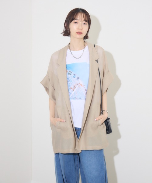 Paradise Picnic tシャツ Dignite Collier フォトプリントT