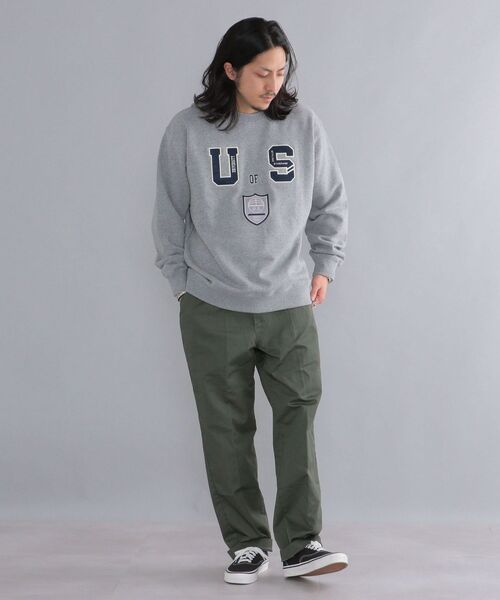 「SHIPS」 スウェットカットソー SMALL グレー メンズ