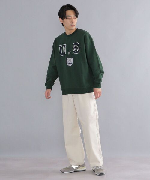 「SHIPS」 スウェットカットソー SMALL グレー メンズ