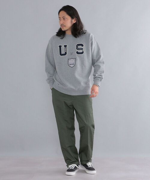「SHIPS」 スウェットカットソー SMALL グレー メンズ