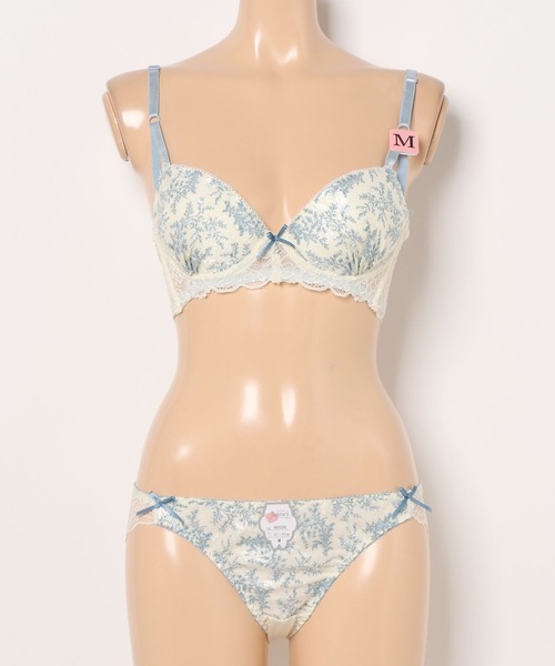 Sanei ブラジャー ショーツセット 「ノンワイヤー」ラクラクノン