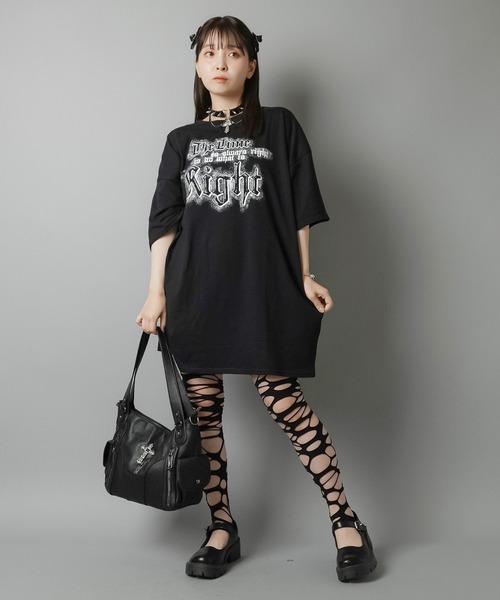SPINNS ショルダーバッグ バッグ 合皮ビッグショルダーバッグ