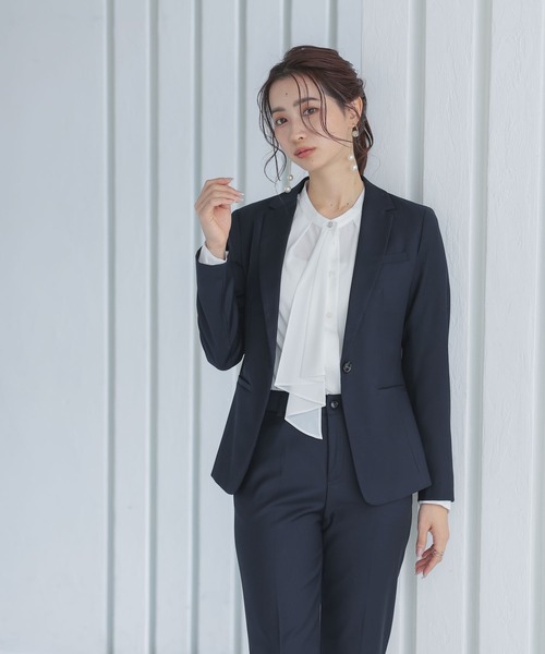 DRESS PLUS パンツスーツ DRESS+ 「DRESS PLUS」 パンツスーツ - ネイビー レディース