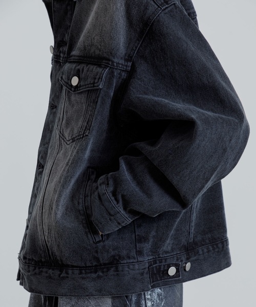 Felkod デニムジャケット　ブラックS SINSS 「SINSS」 デニムジャケット MEDIUM ブラック メンズ