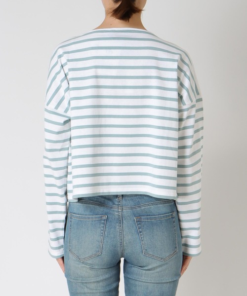 tシャツ PETIT COPAIN COURTボーダーショートトップス「Le minor/ルミノア」 レディース SUPERIOR CLOSET》PETIT COPAIN COURT別注ボーダーTシャツ《Le