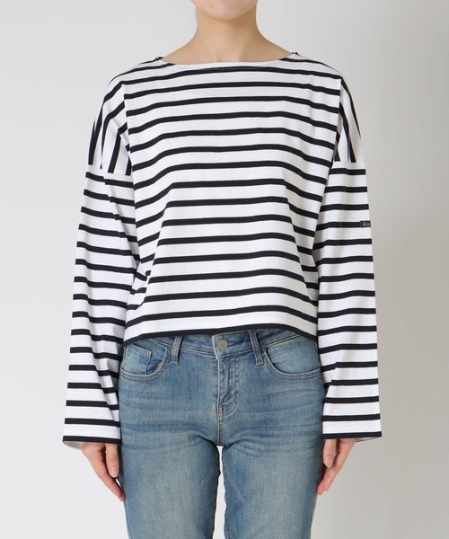 tシャツ PETIT COPAIN COURTボーダーショートトップス「Le minor/ルミノア」 レディース Le Minor tシャツ PETIT COPAIN COURTボーダーショートトップス