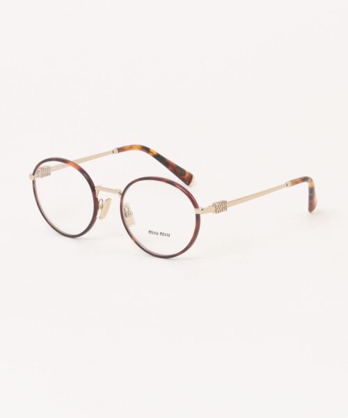 miu 伊達メガネ メガネ 眼鏡 「miumiu/ミュウミュウ」ラウンド