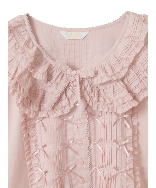 PINK HOUSE ブラウス シャツ ボレロ風ローンブラウス レディース
