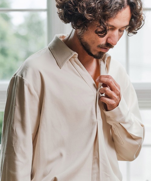 Magine（マージン） ポロシャツ ms6177-TR Fabric Skipper Collar Polo