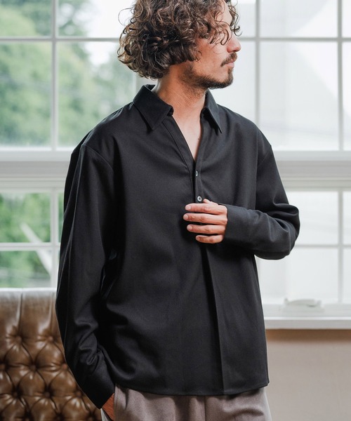 Magine（マージン） ポロシャツ ms6177-TR Fabric Skipper Collar Polo