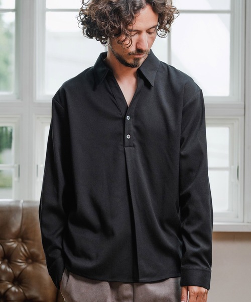 Magine（マージン） ポロシャツ ms6177-TR Fabric Skipper Collar Polo