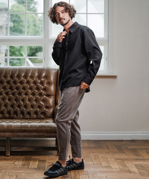 Magine（マージン） ポロシャツ ms6177-TR Fabric Skipper Collar Polo