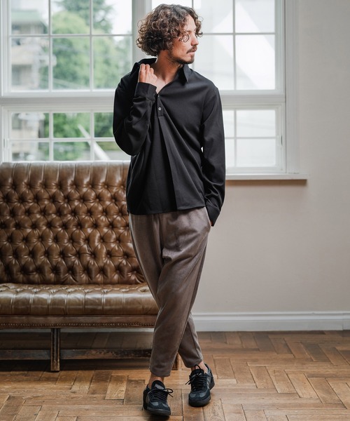 Magine（マージン） ポロシャツ ms6177-TR Fabric Skipper Collar Polo