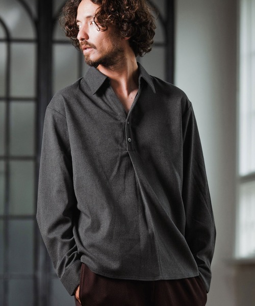Magine（マージン） ポロシャツ ms6177-TR Fabric Skipper Collar Polo