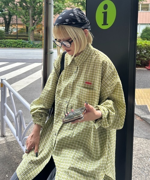 ブラウス シャツ 「25quee」ストリートアソートBIGシャツ/579596 レディース JEANASIS ブラウス シャツ 「25quee」ストリートアソートBIG