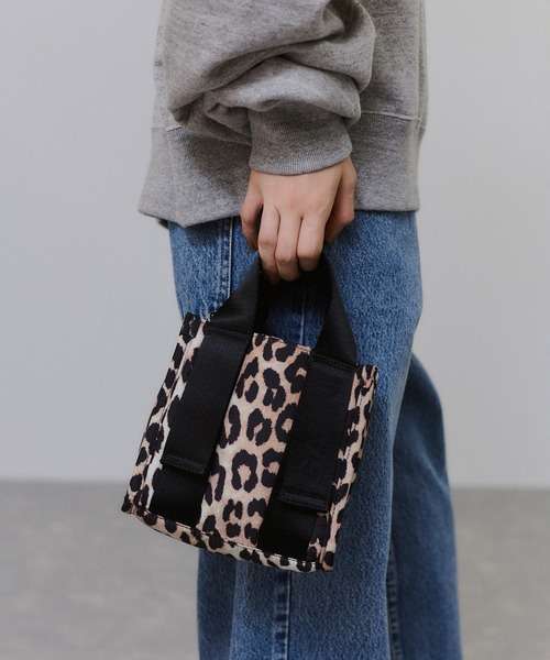 GANNI ショルダーバッグ バッグ 別注 Recycled tech Mini Tote