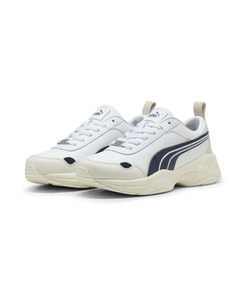 [PUMA] low cut спортивные туфли 25.5cm оттенок белого прочее женский 