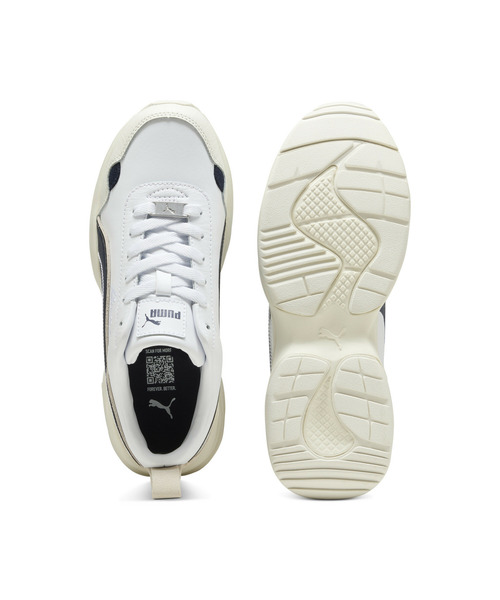 [PUMA] low cut спортивные туфли 25.5cm оттенок белого прочее женский 