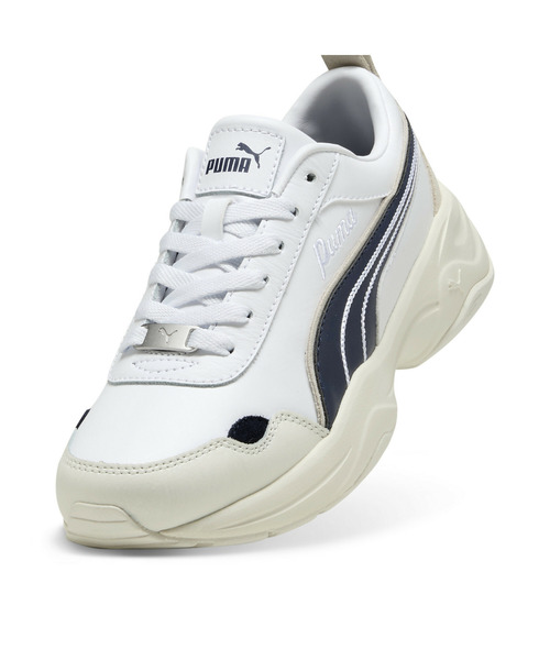 [PUMA] low cut спортивные туфли 25.5cm оттенок белого прочее женский 