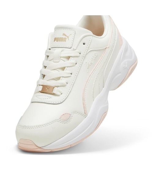 [PUMA] low cut спортивные туфли 25.5cm оттенок белого прочее женский 