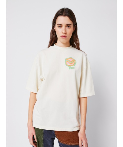 tシャツ Carnation oversize T-shirt レディース