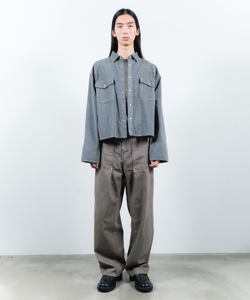 JieDa（ジエダ） シャツ SHORT WESTERN SHIRT メンズ レディース