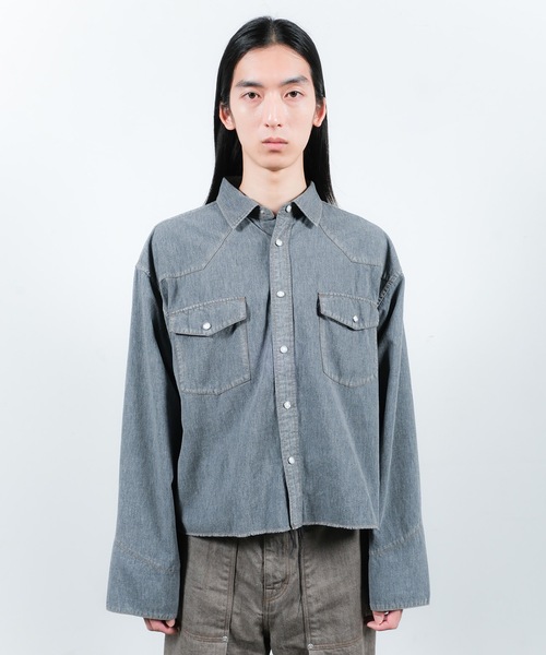 JieDa（ジエダ） シャツ SHORT WESTERN SHIRT メンズ レディース