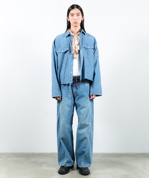 JieDa（ジエダ） シャツ SHORT WESTERN SHIRT メンズ レディース