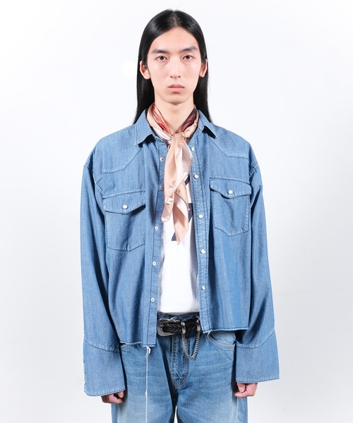 JieDa（ジエダ） シャツ SHORT WESTERN SHIRT メンズ レディース