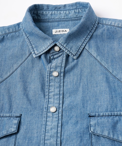 JieDa（ジエダ） シャツ SHORT WESTERN SHIRT メンズ レディース