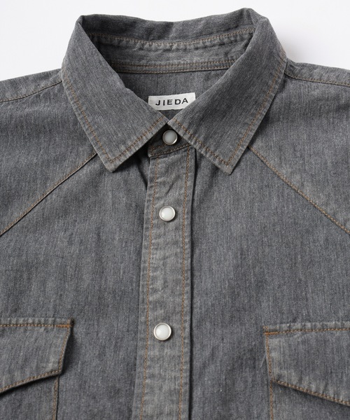 JieDa（ジエダ） シャツ SHORT WESTERN SHIRT メンズ レディース