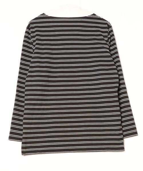 「SHIPS JET BLUE」 長袖Tシャツ MEDIUM ブラック メンズ