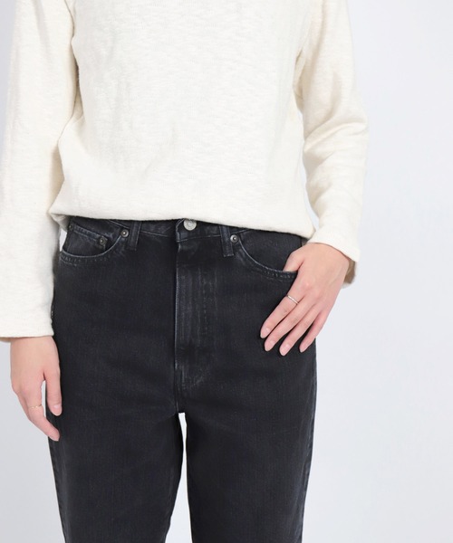 「D.M.G.」 加工デニムパンツ S ブラック系その他 レディース