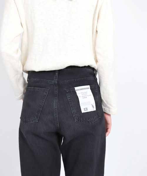 「D.M.G.」 加工デニムパンツ S ブラック系その他 レディース