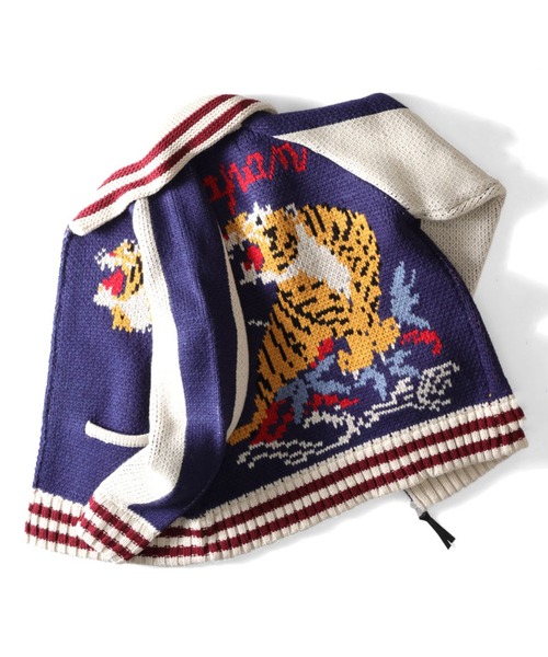 新品❤セーター ニット HOUSTON カウチン TIGER メンズ レディース HOUSTON カーディガン カウチンセーター(TIGER) メンズ