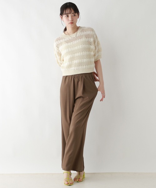 TAN 2020AW ニット RAGEBLUE（レイジブルー） サマーニット ニット セーター 透かし編み