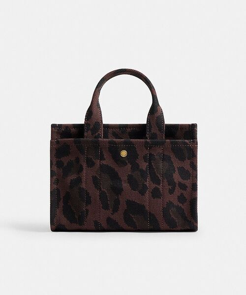 COACH ショルダーバッグ バッグ カーゴ トート 20・レオパード