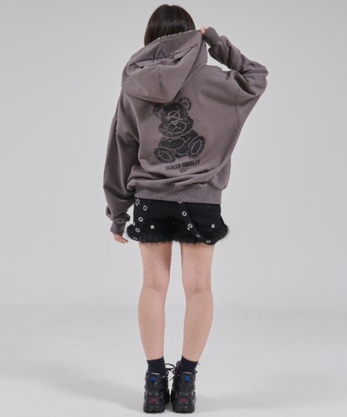 OY（オーワイ） パーカー 「OY/オーワイ」FADED DOLLY MASK HOODIE ZIP