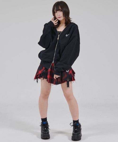OY（オーワイ） パーカー 「OY/オーワイ」FADED DOLLY MASK HOODIE ZIP