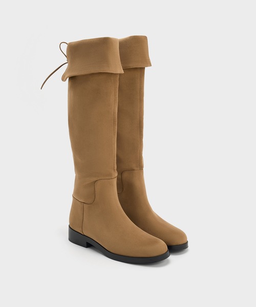 CHARLES ＆ KEITH（チャールズ&キース） ブーツ フォルドオーバー