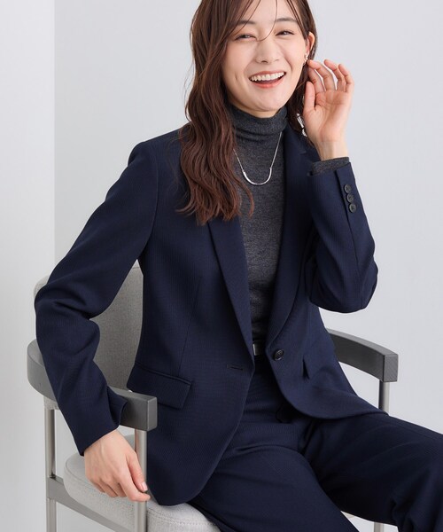 ✨未使用✨INDIVI セットアップスーツ ノーカラー スカート サイズ38