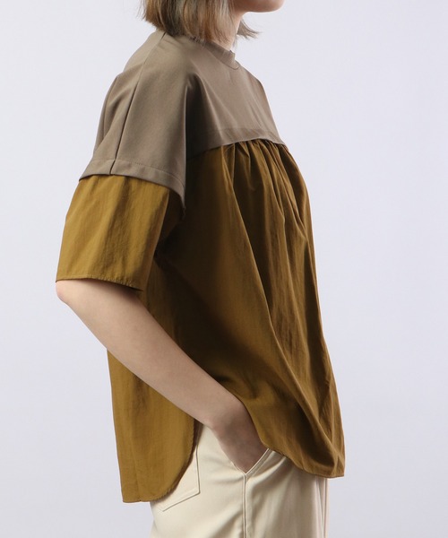 「Anna Nicola」 半袖カットソー 38 ベージュ レディース_画像5