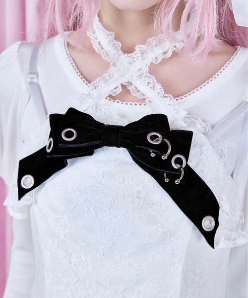 AVENCHUMU ワンピース Lace ＆ frill cape one piece : ZOZOTOWN Yahoo