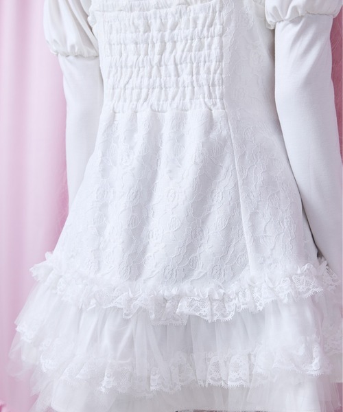 AVENCHUMU ワンピース Lace ＆ frill cape one piece : ZOZOTOWN Yahoo